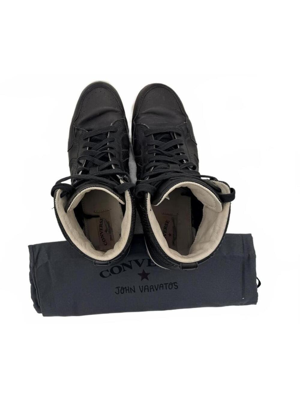 Converse x Varvatos Weapon Black Leather 136682C Men 12 - Picture 6 of 7